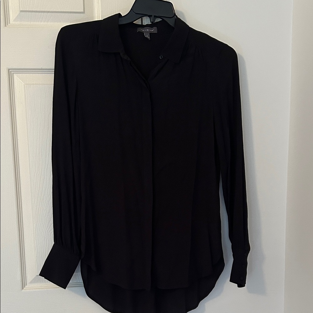 The Limited Black Button Down Shirt